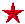 red pointy star